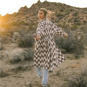 NWT Splendid Quilted Coat Mary Lawless Lee Printed Jacket